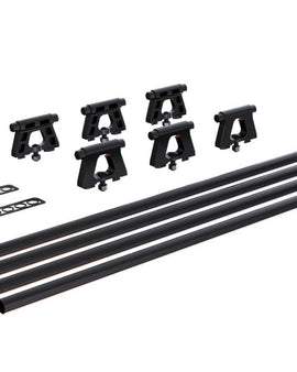 Effortlessly convert your Slimline II Roof Rack to an expedition style rack with rails. This kit includes all hardware and components needed to convert 2 Front Runner Expedition Rail Front or Rear Kits into a Full Perimeter rail kit.