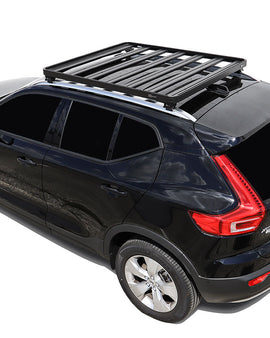 This 1358mm/53.5'' long full-size Slimline II cargo roof rack kit contains the Slimline II Tray, Wind Deflector and 2 pairs of Rail Grip Feet to mount the Slimline II Tray to the roof rails of your Volvo XC40. This system installs easily with off-road tough feet that grip onto the existing factory/OEM roof rails. No modification required.
