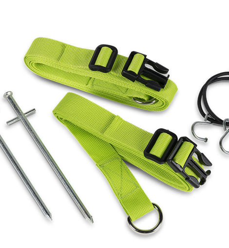 Keep your Kampa Dometic Awning in place no matter which way the wind blows with this Storm Tie Down Kit.