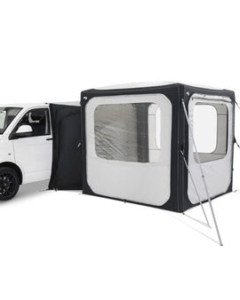 Turn your Dometic HUB into a drive-away awning with the VW connection tunnel. Simply zip-on and connect to your campervan for a hassle-free set-up.