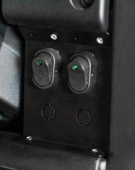 ​Provides mounting holes for auxillary switches ie. spot lights, fuel tank etc.