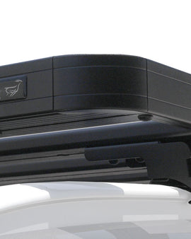 This 1358mm/53.5'' long full-size Slimline II cargo roof rack kit contains the Slimline II Tray, Wind Deflector and 2 pairs of Rail Grip Feet to mount the Slimline II Tray to the roof rails of your Volkswagen Touareg. This system installs easily with off-road tough feet that grip onto the existing factory/OEM roof rails. No drilling required.