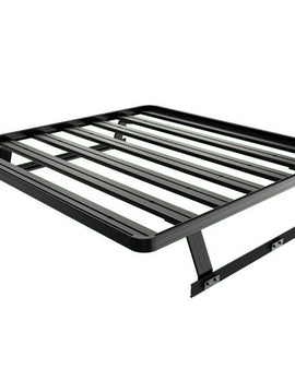 This kit creates a full size rack that sits above your Ford Ranger Super Cab 2-Door 1998-2012 truck bed. This Slimline II cargo carrying rack kit contains the Slimline II tray (1255mm x 1358mm), 2 Tracks, and 4 Pickup Truck Bed Universal Legs that fit into the Tracks.Drilling is required for installation. 