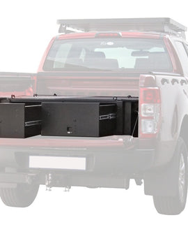 Make storing and organizing gear and valuables a no-brainer. These 2 lockable drawers with fitted deck and faceplates have been designed specifically for the Ford Ranger T6. Hide contents from prying eyes while creating more usable and easily accessible storage space in your vehicle.Engineered tough for both on and off-road travel.