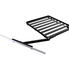 How often have you set up your campsite, unrolled the awning, and discovered that the shade you had mid morning, is gone mid afternoon? Thats why Front Runner created the movable awning arm. It swings out, holding the awning, giving more precise control over blocking the sun. 