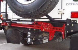 Designed to mount your Hi-Lift jack onto the rear bumper of your Land Rover Defender 90 110​​.