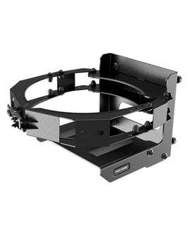 Transport and store you gas/propane bottle onto the side of your vehicle with this 3CR12 stainless steel holder.