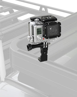 Out for an adventure? Easily mount your GoPro action camera to your Front Runner Slimline II Roof Rack or Load Bars using this sturdy bracket.