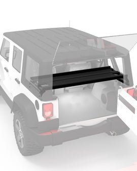   Front Runner has taken the best features of the Slimline II Roof Rack and created a completely flat tray designed specifically for inside the Jeep Wrangler JKU - 4 dr.   