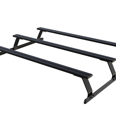 Transport all your adventure gear safely over the bed of your Chevy Silverado with these three strong, sleek Pickup Bed Load Bars.