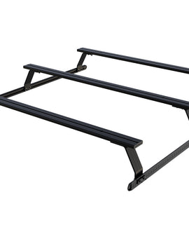 Transport all your adventure gear safely over the bed of your Chevy Silverado with these three strong, sleek Pickup Bed Load Bars.