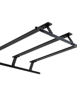 Transport all your adventure gear safely over the bed of your Ram 1500 Quad Cab with these three strong, sleek, low-profile Pickup Bed Load Bars.