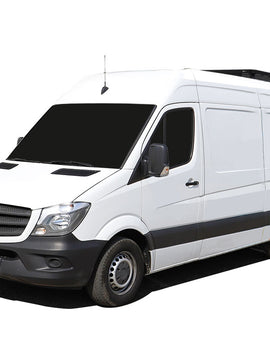 This 1560mm/61.4'' long, Slimline II cargo carrying roof rack kit for the Mercedes Benz Sprinter (2006+) contains the Slimline II Tray, Wind Deflector, Track set and 6 mounting Feet. Drilling is required for installation. Fits the ''Tall Roof'' option only. Will not fit the ''Standard/Low Roof''.