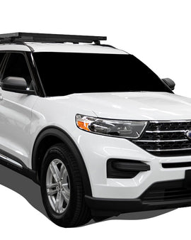 Explore more in your Ford Explorer with this all metal and powder coated roof rack system. Modular design allows you to remove slats to clear access to sunroofs or add slats for a full platform. Quick and secure mounting of accessories easily makes your Exlporer ready for any adventure.