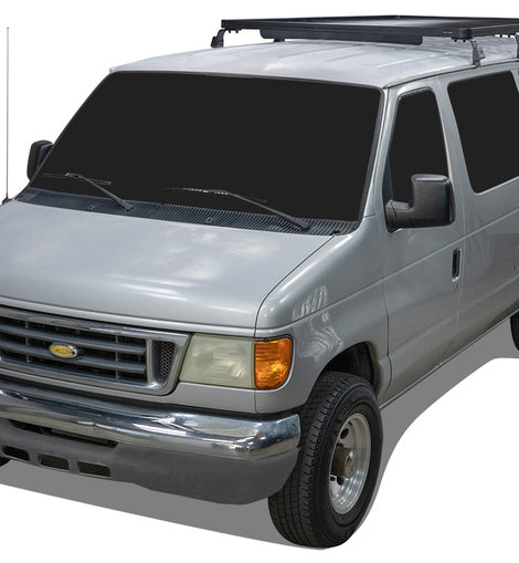Turn your heavy duty van into the ultimate adventuremobile with the Ford E150/E250/E350 Extended Cab Slimline II 3/4 Roof Rack Kit. Mount your adventure gear on 3/4 of the roof so you can always have enough interior space to work or play.