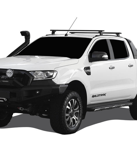 A set of Load Bars with Track Mounted Feet used to transport gear on the roof of your vehicle when theres no need for a full Front Runner Roof Rack. This low profile, smaller footprint solution includes 2 50mm Feet, 2 60mm Feet, 2 1255mm Load Bars, 2 Ford Ranger 1200mm Tracks, 1 10mm Roof Load Bar Wind Deflector and fitting instructions - all the components necessary to mount the Front Runner Load Bars to the vehicle. 
