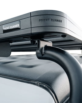 This Slimline II rack kit contains all the components needed to mount the Slimline II cargo carrying rack to a Jeep Gladiator JT including the Slimline II Tray (1425mm x 1560mm), the Jeep Extreme Mounting System and a Wind Deflector. This rugged, sophisticated, high performance, nearly indestructible rack system allows you to quickly remove the Freedom Panels and works with the hardtop roof on or with no roof at all.