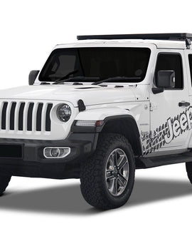 Jeep Wrangler JL 2 Door (2018-Current) Slimline II 1/2 Roof Rack Kit / Tall - by Front Runner