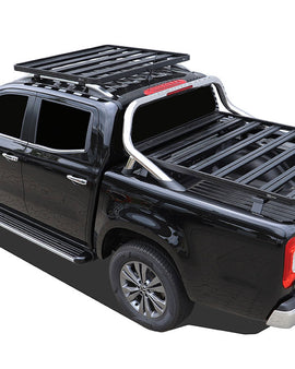 This kit creates a full-size rack that sits above your Mercedes X-Class’s (2017 + w/ MB Style Bars) load bed. This Slimline II cargo carrying rack kit contains the Slimline II tray (1345mm x 1560mm) and 4 Pickup Truck Bed Universal Legs that fit into the existing factory/OEM bed tracks. No drilling required.
