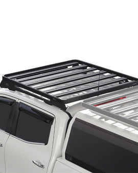 This 1358mm/53.5 long full-size Slimline II cargo roof rack kit contains the Slimline II Tray, Wind Deflector and 2 Foot Rails to mount the Slimline II Tray to your 2017+ Mercedes X-Class. Drilling is required for installation.