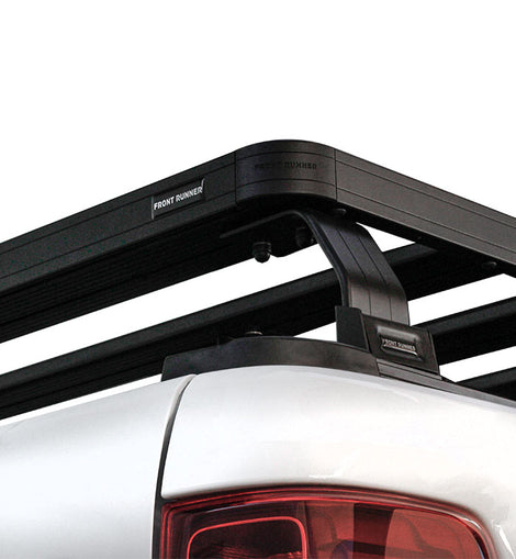 This kit creates a full-size rack that sits above your Pickup Truck's load bed when fitted with a Mountain Top Cover. This Slimline II cargo carrying rack kit contains the Slimline II tray (1475mm x 1358mm) and 4 Pickup Roll Top Leg Mounts that fit into the existing factory/OEM tracks in your Mountain Top Cover.