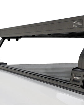 This kit creates a full-size rack that sits above your Pickup Truck's load bed when fitted with a Roll Top Cover. This Slimline II cargo carrying rack kit contains the Slimline II tray (1475mm x 1358mm) and 4 Pickup Roll Top Leg Mounts that fit into the existing factory/OEM tracks in your Roll Top Cover.