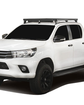 Toyota Hilux Revo DC (2016-Current) Track AND Feet Slimline II Roof Rack Kit - by Front Runner