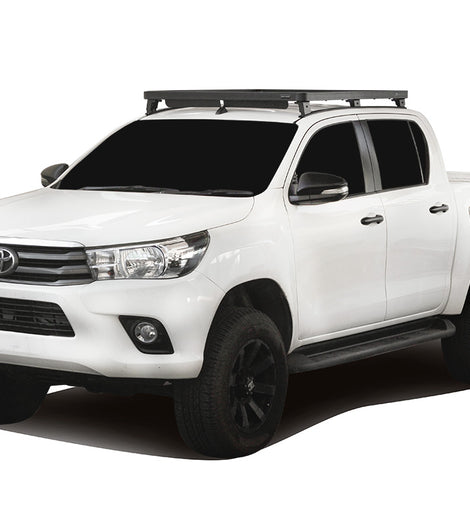 Toyota Hilux Revo DC (2016-Current) Track AND Feet Slimline II Roof Rack Kit - by Front Runner