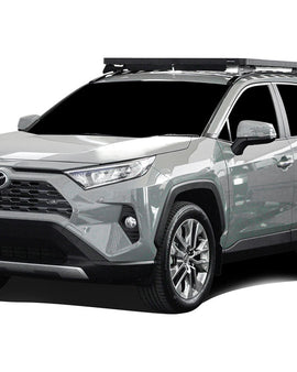 This 1358mm/53.5'' long full-size Slimline II cargo roof rack kit contains the Slimline II Tray, Wind Deflector and 2 Foot Rails to mount the Slimline II Tray to your Toyota Rav4 2019+. Easily installs using the existing mounting points. No drilling required.
