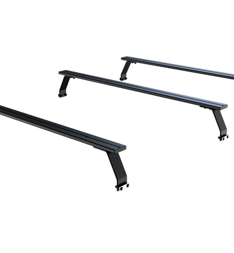 Keep your precious truck bed cargo space free and clear with these low-profile Load Bars, which also leave your drop down door functioning as usual. More storage, easy access.