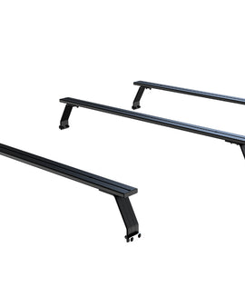 Keep your precious truck bed cargo space free and clear with these low-profile Load Bars, which also leave your drop down door functioning as usual. More storage, easy access.