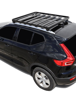 This 1358mm/53.5'' long full-size Slimline II cargo roof rack kit contains the Slimline II Tray, Wind Deflector and 2 pairs of Rail Grip Feet to mount the Slimline II Tray to the roof rails of your Volvo XC40. This system installs easily with off-road tough feet that grip onto the existing factory/OEM roof rails. No modification required.