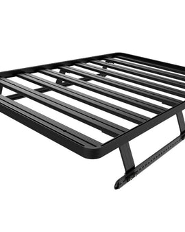 This kit creates a full size rack that sits above your pickup truck bed. This Slimline II cargo carrying rack kit contains the Slimline II tray (1345mm/53'' (W) x 1762mm/69.4'' (L)), 2 Tracks, and 6 Pickup Truck Bed Universal Legs that fit into the Tracks. Drilling may be required for installation.