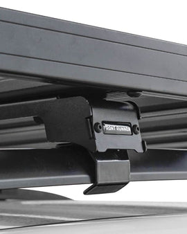 This 1358mm/53.5” long, full-size, Slimline II cargo roof rack kit contains the Slimline II Tray, Wind Deflector and 2 pairs of Grab-On Feet to mount the Slimline II Tray to the roof rails of your Renault Duster. This system installs easily with off-road tough feet that grab on to the existing factory/OEM roof rails. No drilling required.