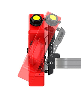 Mount RotoPax Fuel, Water or Emergency/Storage Packs to the side or top of a Front Runner Slimline II Rack with this off-road tough Mounting Plate and adjustable tilt Side Mount Brackets. Rotopax brand Pack Mounts (RX-PM, RX-DLX-PM and RX-LOX-PM) must be used in conjunction and are SOLD SEPARATELY.
