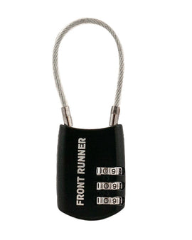 Keep your rack-stored gear secure with this combination lock. Use with Front Runner holders for axes, tables, Hi-Lift Jacks, water, Wolf Packs and more.