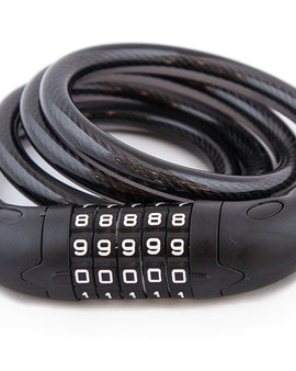 Secure your bicycle to your roof rack or secure it from any unwanted guests with this robust 1.2m, 5-digit combination lock.