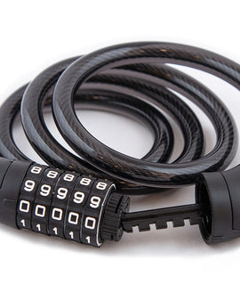Secure your bicycle to your roof rack or secure it from any unwanted guests with this robust 1.2m, 5-digit combination lock.