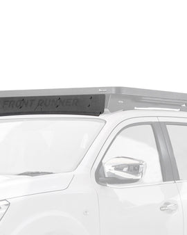 Make a statement and change the standard Front Runner rack Wind Deflector to this bold Front Runner Wind Fairing. Quickly mounts to the front of your roof rack to help move air over large rack loads and accessories, while reducing wind noise at high speeds.