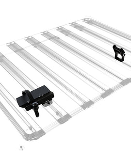 Why trust the safe transport of your bike to plastic carriers designed for short journeys on city streets? Front Runner's all steel Thru Axle Bike Carrier was designed off-road tough to get you and your precious wheeled cargo to the world's best trails using the world’s toughest roads.Fits 100mm x 15mm and 110mm x 20mm Thru Axles, as well as 110mm x 15mm Boost Hubs. And for you riders that go big, the rear tire holder fits up to 4.5” Jumbo Tires.