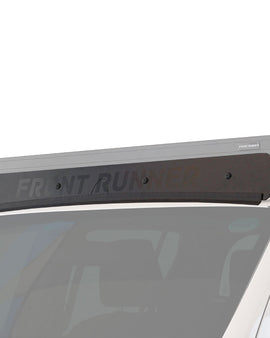 Make a statement and change the standard Front Runner rack Wind Deflector to this bold Front Runner Wind Fairing for Low Profile rack kits. Quickly mounts to the front of your roof rack to help move air over large rack loads and accessories, while reducing wind noise at high speeds.