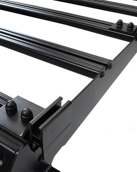 Maximize your Front Runner Slimsport Roof Rack space with this Side Mount Accessory Bracket that allows you to mount your adventure accessories on the side of the Slimsport Roof Rack. Side-mounted accessories are not only easy to access but also give you more rack space for more gear so you can be ready for any adventure.