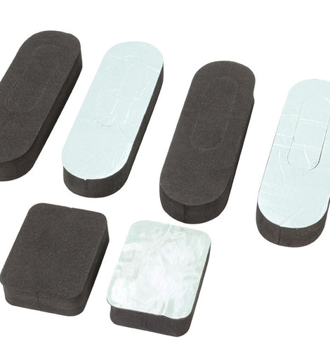 Give your vessel a fresh ride by reviving your Vertical Surfboard Carrier's worn foam pads with this durable and water-resistant spare pad set.