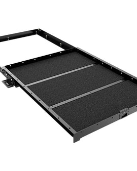 Create easily accessible storage space in your vehicle for tools, coolers, fridges, luggage, gear, boxes, and more. This 1.35m cargo slide fits in many pick-up truck beds and other vehicles as a universal cargo slide solution.Engineered tough for both on and off-road conditions.