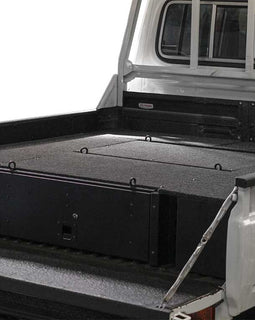 Make storing and organizing gear and valuables a no-brainer. This lockable drawer, with fitted decks and faceplates, has been designed specifically for the Toyota Land Cruiser 79 DC. Hide contents from prying eyes while creating more usable and easily accessible storage space in your vehicle. Engineered tough for both on and off-road travel.