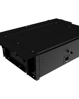 Make storing and organizing gear and valuables a no-brainer. This lockable drawer, with fitted deck and faceplates, has been designed specifically for the Jeep Wrangler JLU. Hide contents from prying eyes while creating more usable, and easily accessible, storage space in your vehicle.Engineered tough for both on and off-road travel.