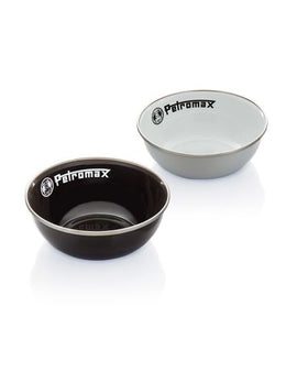 Petromax Enamel Bowls white 2 pieces